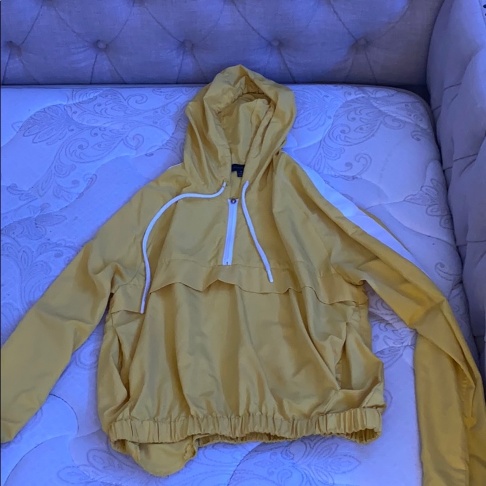 yellow long sleeve shirt. Material is very soft